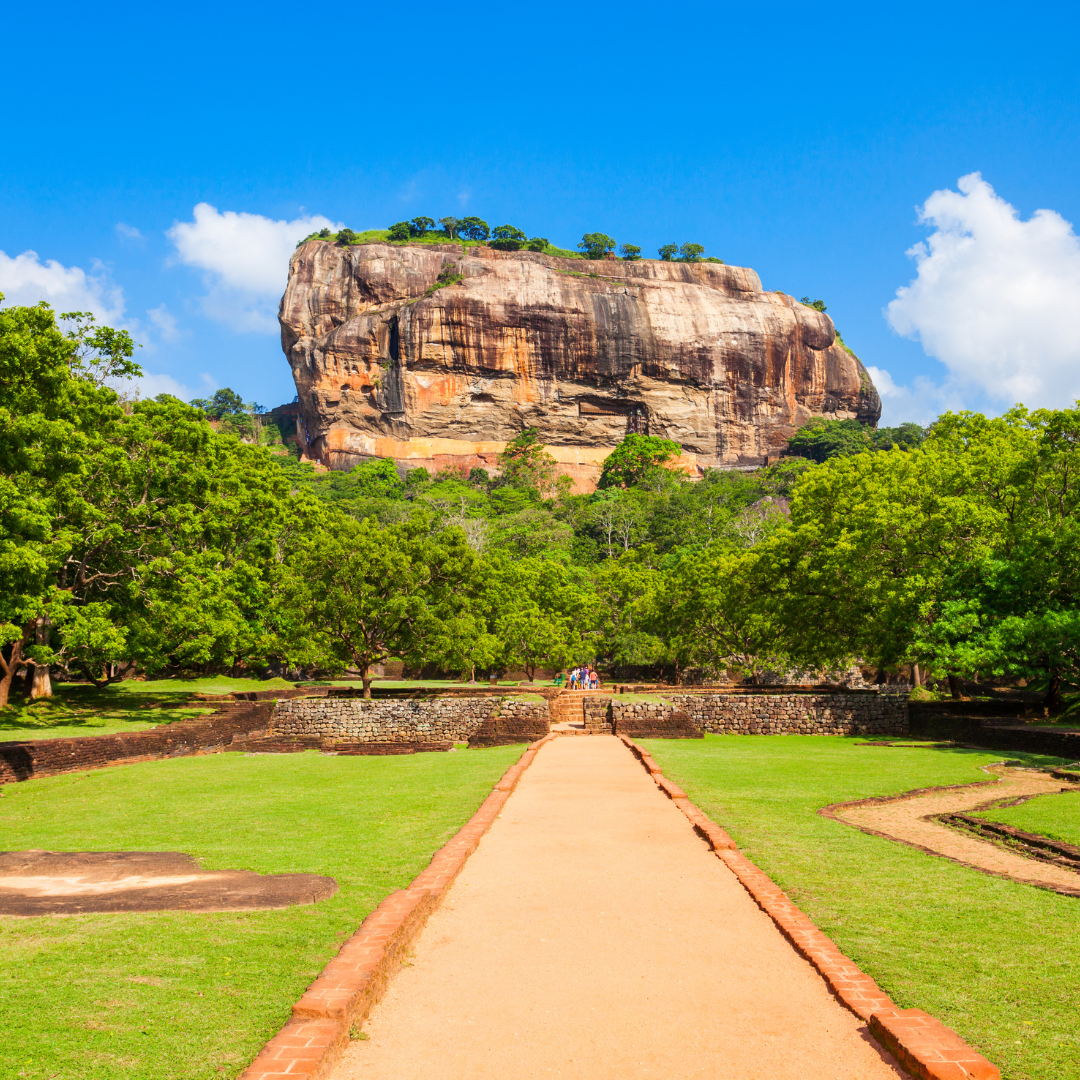 Scaling Heights: Sigiriya Rock in Sri Lanka